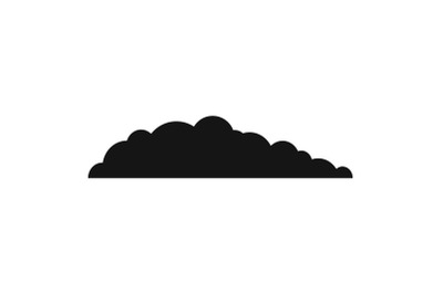 Meteorology icon, simple style.