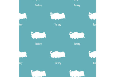 Turkey map in black vector simple