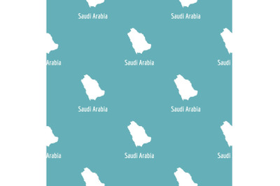 Saudi Arabia map in black vector simple