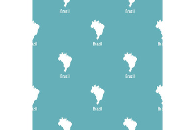 Brazil map in black vector simple