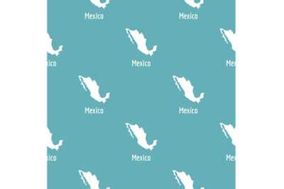 Mexico map in black vector simple