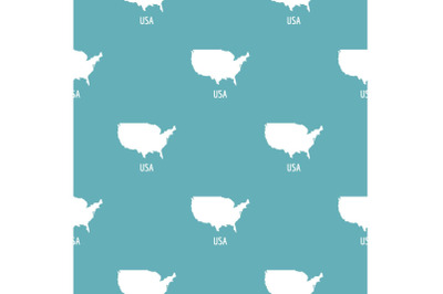 USA map in black vector simple