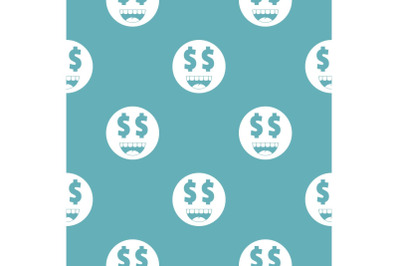 Money smile icon vector simple