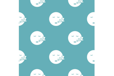 Sleep smile icon vector simple