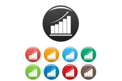Diagram icon vector simple