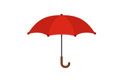 Umbrella icon, flat style