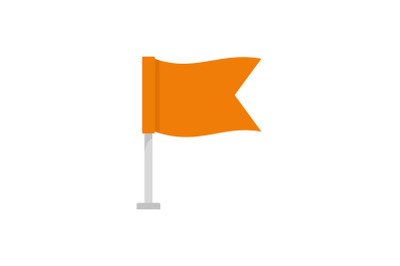 Flag icon, flat style.