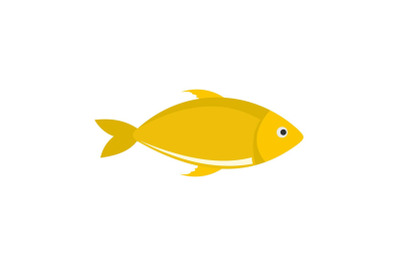 Fish icon, flat style.