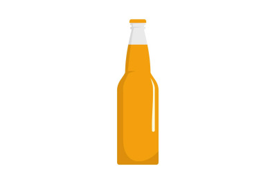 Closed bottle icon, flat style.