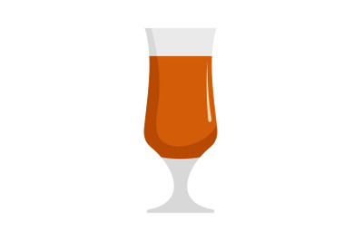 Alcohol icon, flat style.