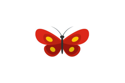 Tiny butterfly icon, flat style.