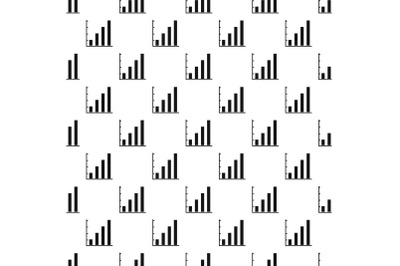 Finance chart pattern repeat vector