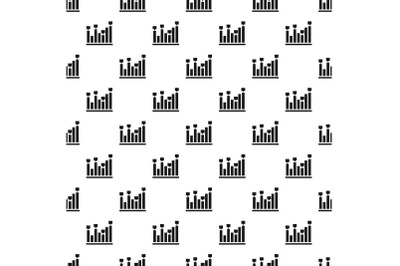 New chart pattern repeat vector