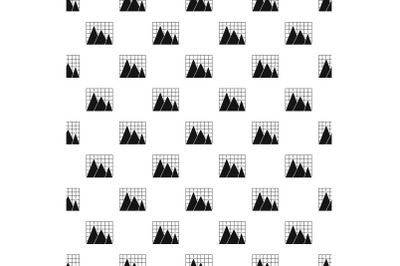 Business chart pattern repeat vector