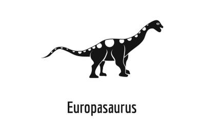 Europasaurus icon, simple style.