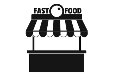 Fast food icon, simple style.