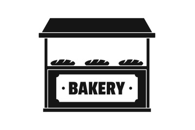 Bakery icon, simple style.