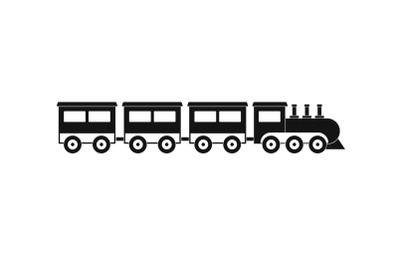 Compartment train icon, simple style.