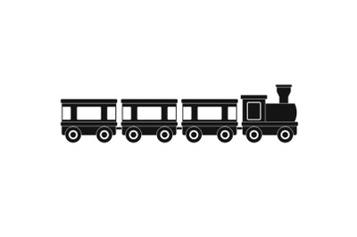 Wagons icon, simple style.