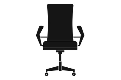 Comfortable chair icon, simple style.