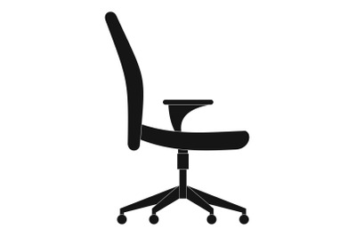 Soft chair icon, simple style.