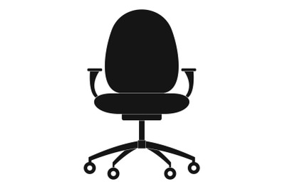 New chair icon, simple style.