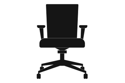 Computer armchair icon, simple style.