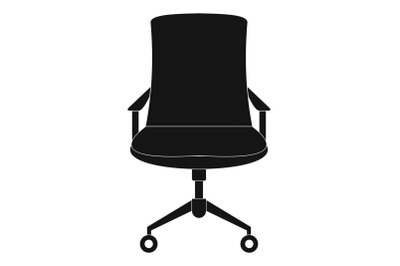 Old armchair icon, simple style.