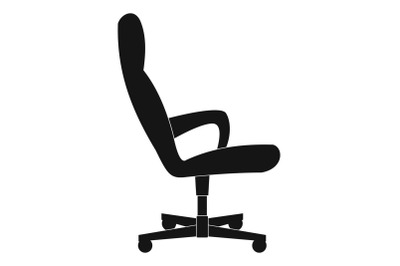 Guest chair icon, simple style.