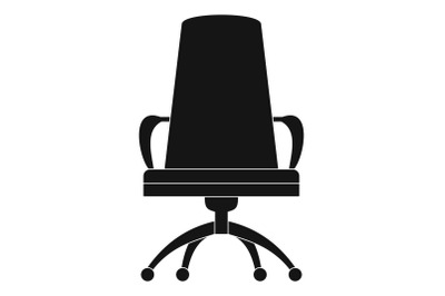 Director chair icon, simple style.