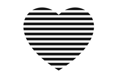 Warm heart icon, simple style.
