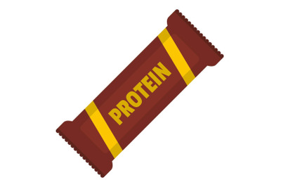 Protein Snack icon, flat style.