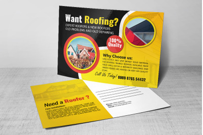 Roofing Service Provider Postcard