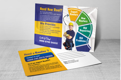 Roofing Service Provider Postcard