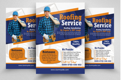 Roofing Service Flyer/Poster
