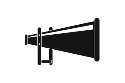 portable megaphone icon, simple style