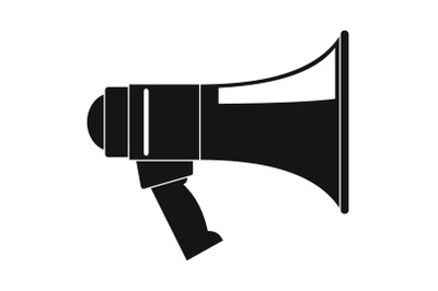 Megaphone icon, simple style