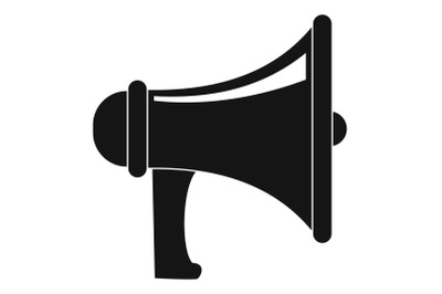 Professional megaphone icon, simple style
