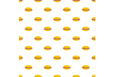 Hot dog pattern seamless