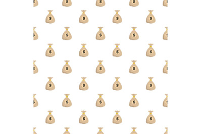 Bag money pattern seamless