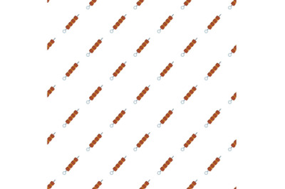 Shish kebab pattern seamless