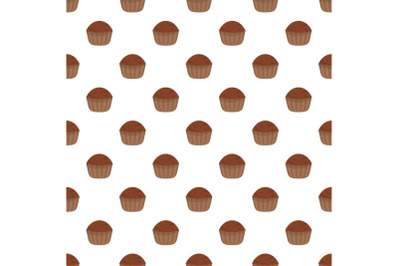 Cup cake pattern seamless