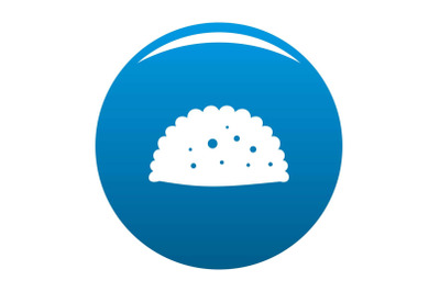 Pattie icon blue vector