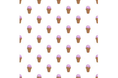 Ice cream summer pattern seamless