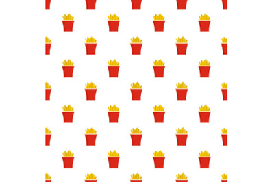 French fries pattern seamless