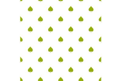 Linden leaf pattern seamless