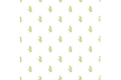 Cypress leaf pattern seamless