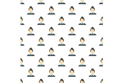 New female avatar pattern seamless