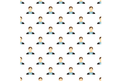 Man avatar pattern seamless