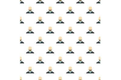 Man avatar pattern seamless